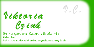 viktoria czink business card